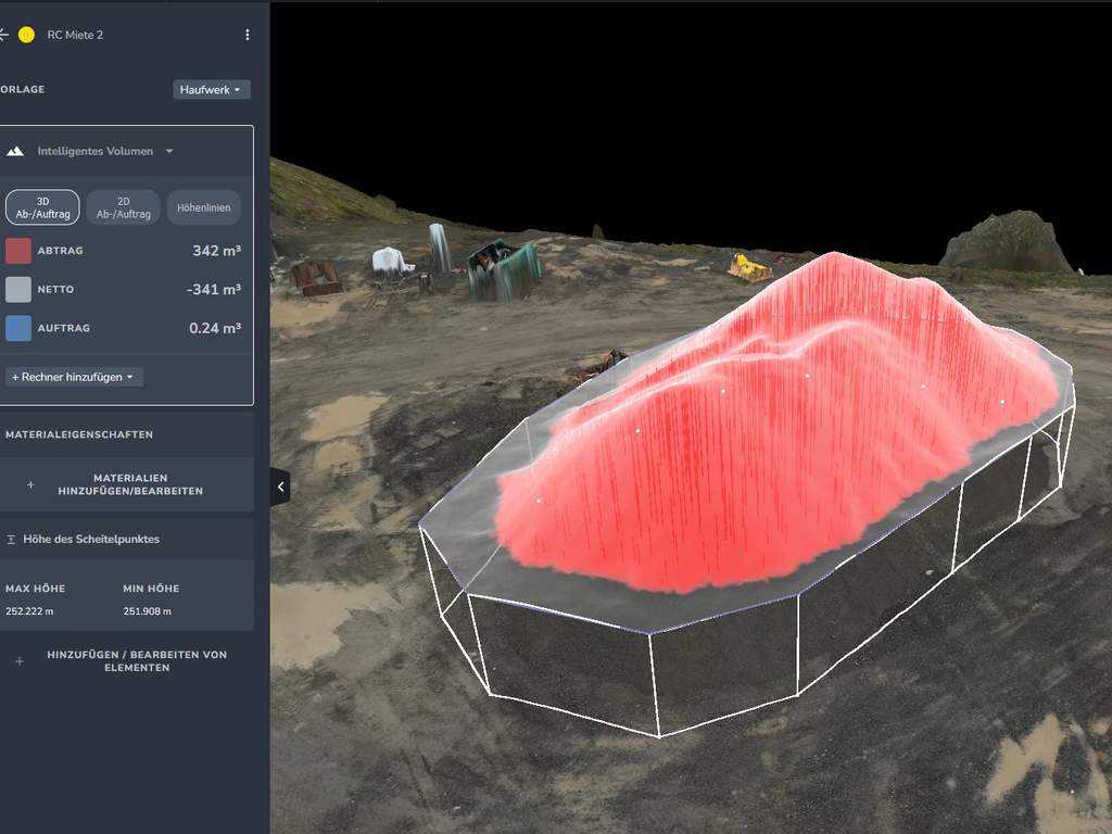 Trimble Stratus: Hyresmätning i ett stenbrott